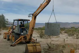 New Septic Tank Installation