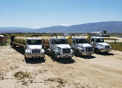 Professional Septic Tank Pumping, Service Trucks Santee